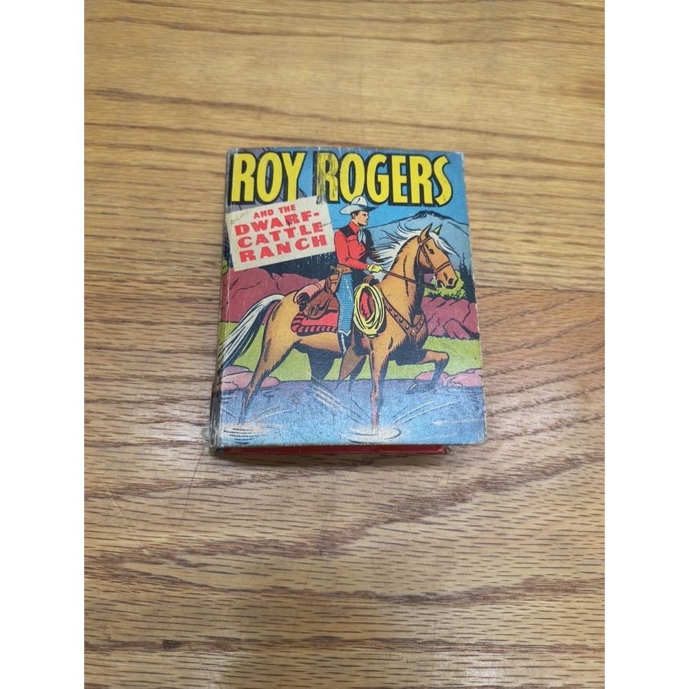 ROY ROGERS AND THE DWARF CATTLE RANCH #1421 VG, BLB, Big Little Books‎ 1947